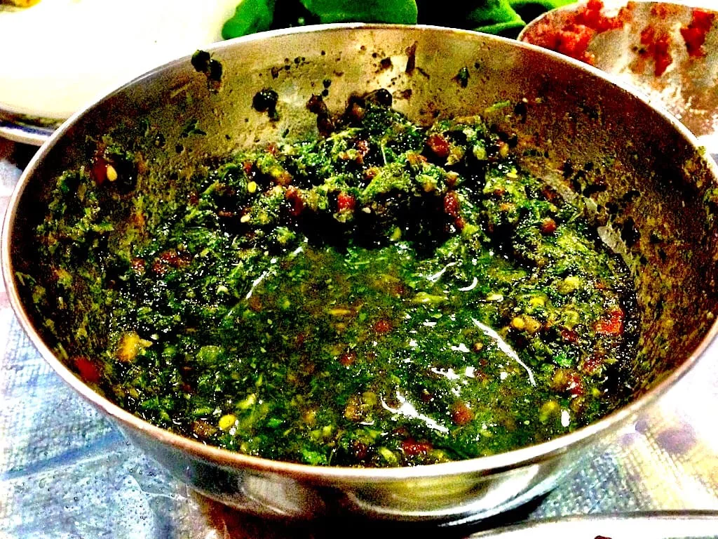 The Hirshon Xcellent Yemeni Zhoug - سَحاوِق 17 Indian cuisine - Yemeni cuisine