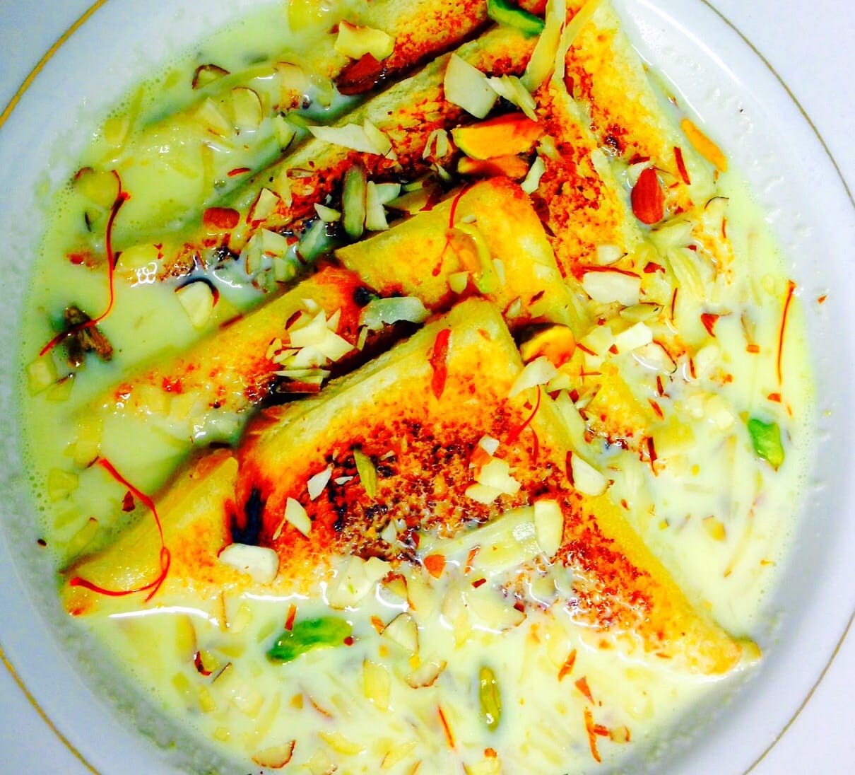 The Hirshon Indian Bread Pudding With Rose Petal Jam The Food Dictator