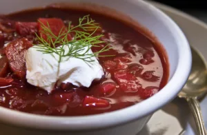 The Hirshon Jewish Ukrainian-style Borscht - борщ Ukrainian Borscht