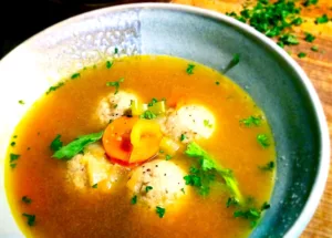 The Hirshon 'Triple Fowler' Chicken Soup with Matzo Balls