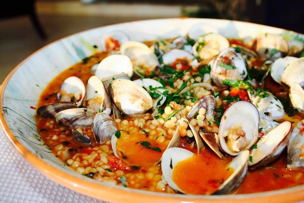 The Hirshon Sardinian Sa Fregula Con Vongole