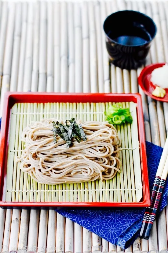 The Hirshon Japanese Zaru Soba With Dipping Sauce - ざるそば めんつゆ