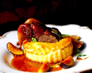 The Hirshon French Quail in Puff Pastry with Foie Gras and Truffles - Cailles en Sarcophage