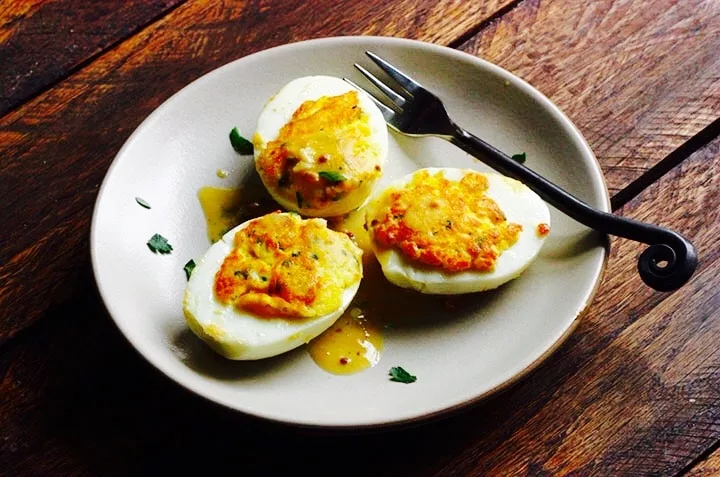 The Hirshon Perigord-Style Stuffed Eggs - Œufs à la Périgourdine