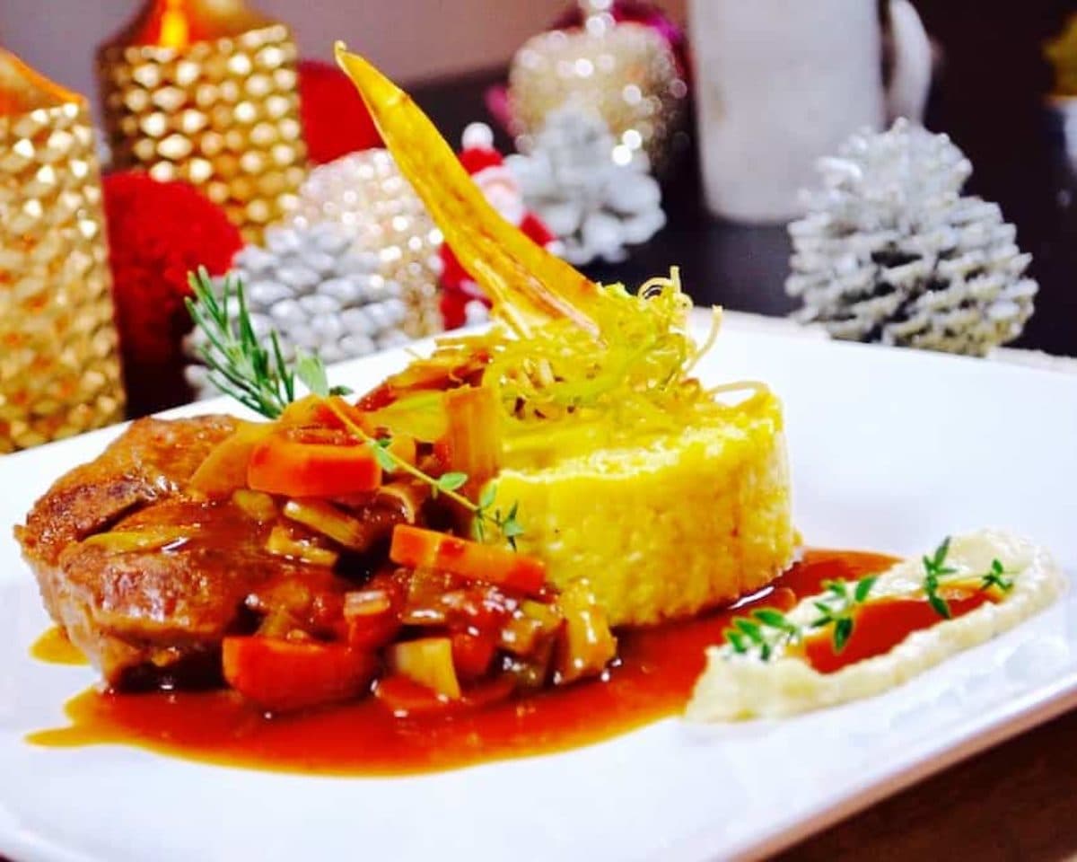 The Hirshon Bavarian Braised Veal Shank Kalbshaxe Auf Bayerische