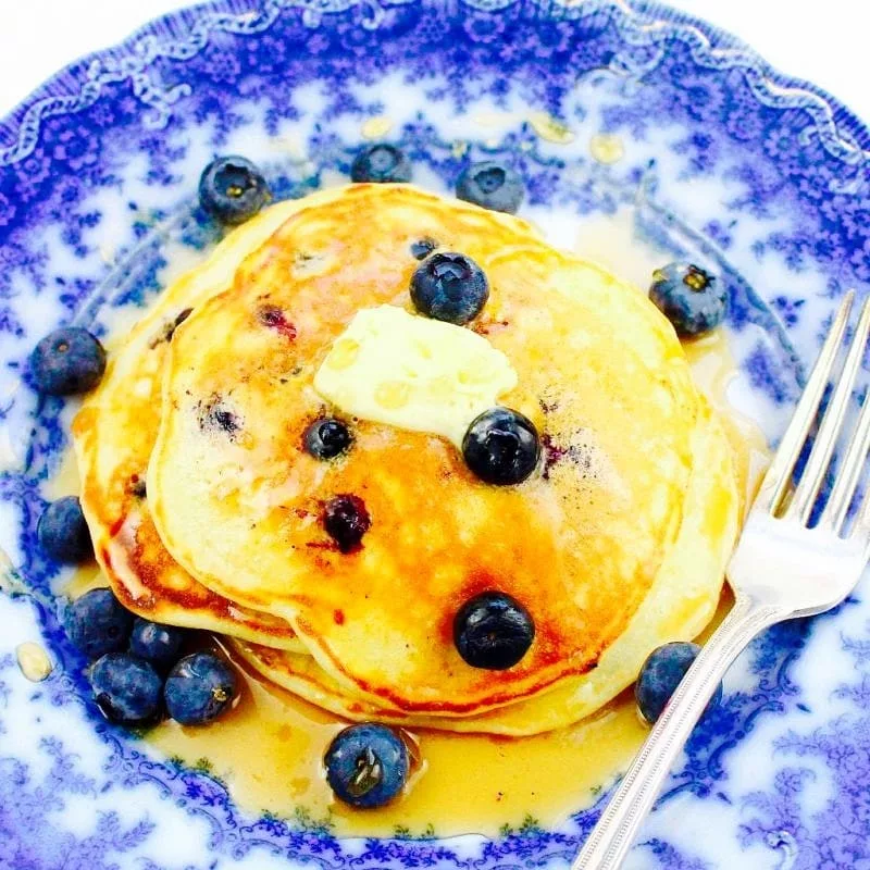 The Hirshon Russian Blueberry Pancakes - Черника Оладьи