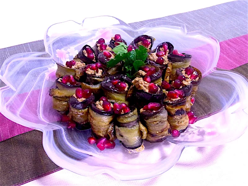 The Hirshon Georgian Eggplant with Garlic and Walnuts - ბადრიჯანი ნივრით და კაკალი