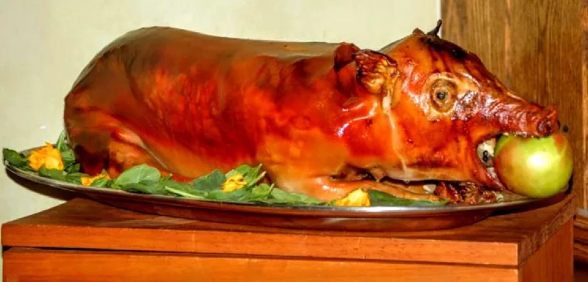 The Hirshon Bavarian Roast Suckling Pig - Bayrisches Bratensäuglingshwein