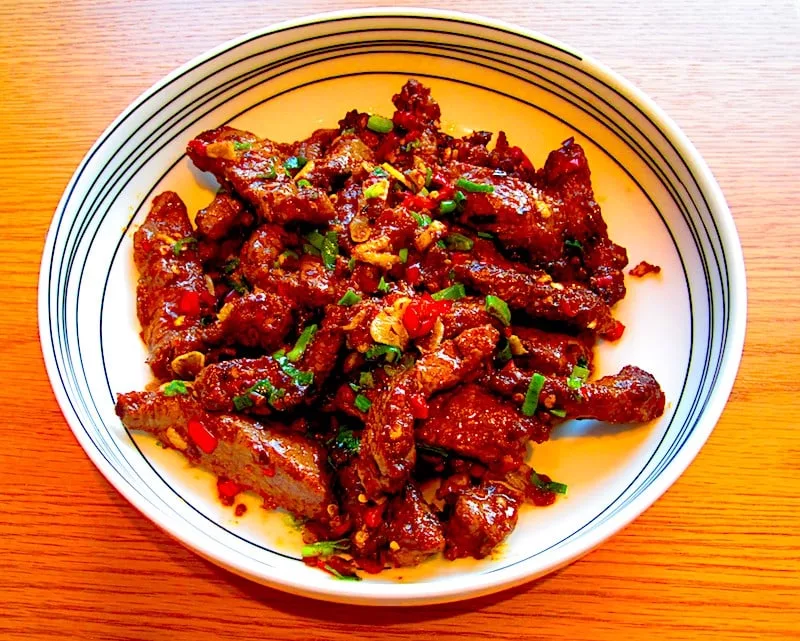 The Hirshon Hunan Beef with Cumin - 孜然牛肉 18 The Hirshon Hunan Beef with Cumin - 孜然牛肉