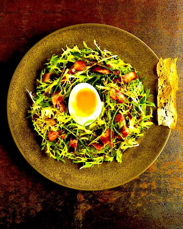 The Hirshon Lyon Frisée aux Lardons