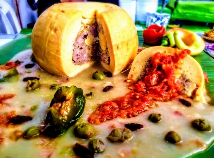 The Hirshon Yucatecan Stuffed Cheese - Queso Relleno