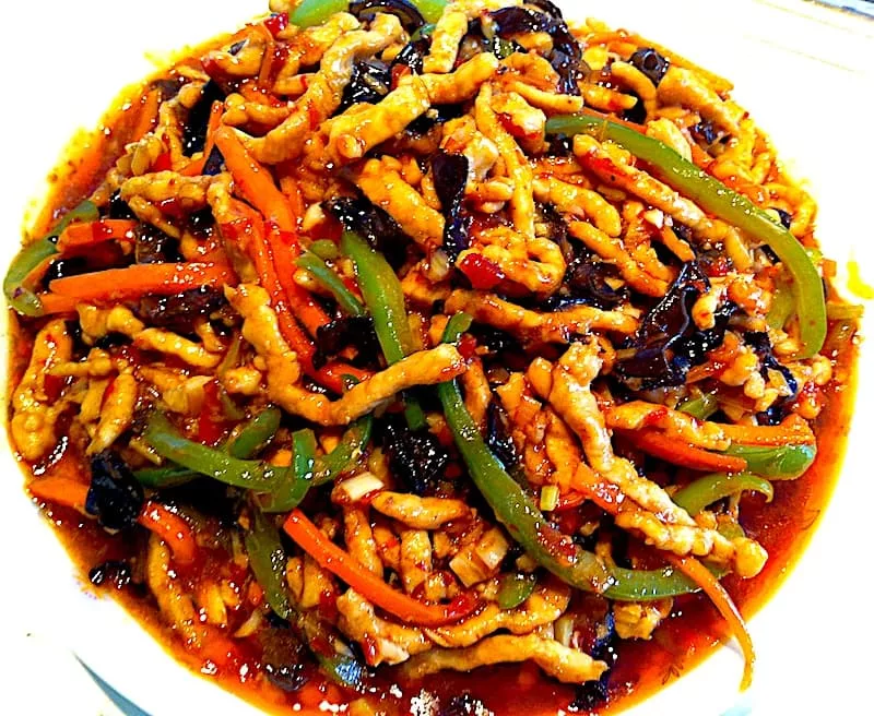 The Hirshon Sichuan Shredded Pork in Hot Garlic Sauce -鱼香肉丝 12 The Hirshon Sichuan Shredded Pork in Hot Garlic Sauce -鱼香肉丝