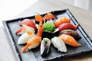 ‪The Hirshon Japanese Nigiri-Style Sushi Feast - ‬ニギリ寿司