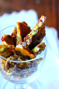 The Hirshon Pistachio Cranberry Cardamom Brittle
