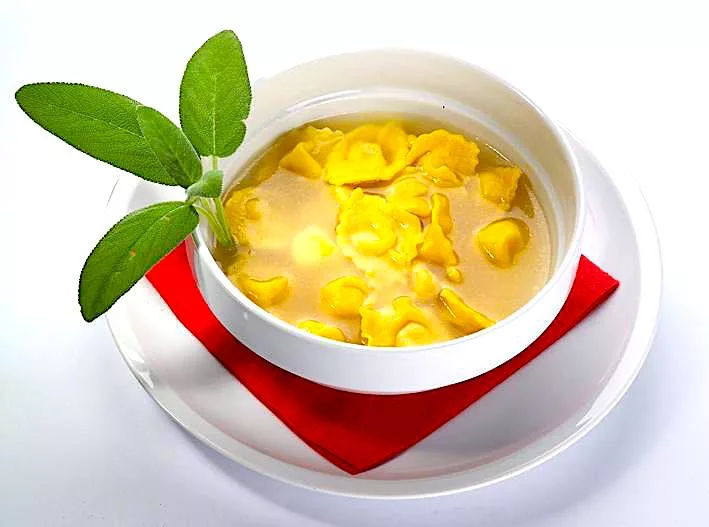 The Hirshon Emilia-Romagna Meat-Stuffed Pasta in Capon Broth - Cappelletti in Brodo di Cappone