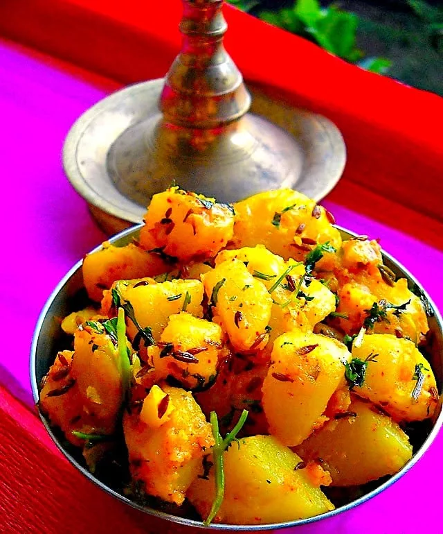 The Hirshon Punjabi Fried Potatoes With Spices - जीरा आलू