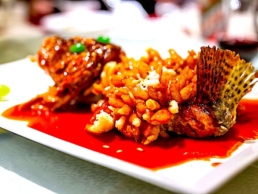 The Hirshon Sweet and Sour Mandarin Fish in Squirrel Shape - 松鼠桂鱼