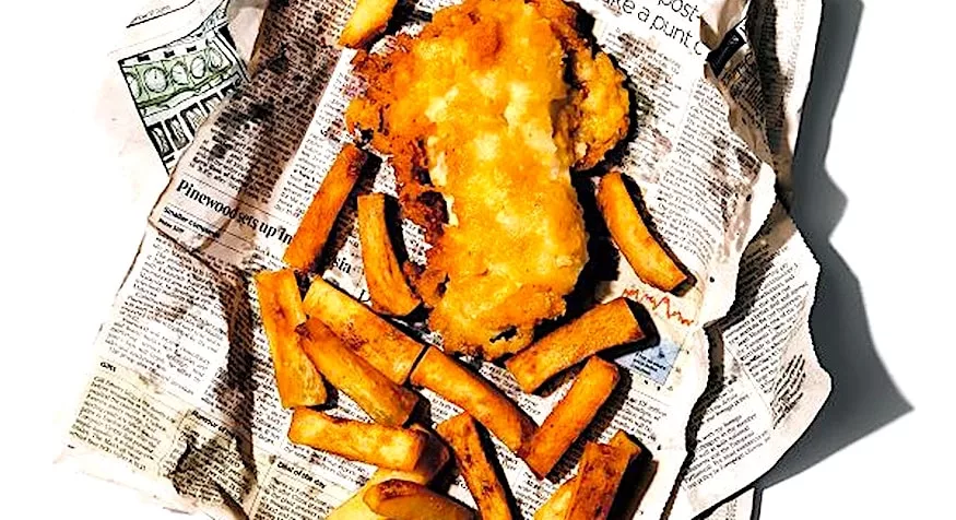 Heston Blumenthal's Beer & Vodka Battered Fish & Chips