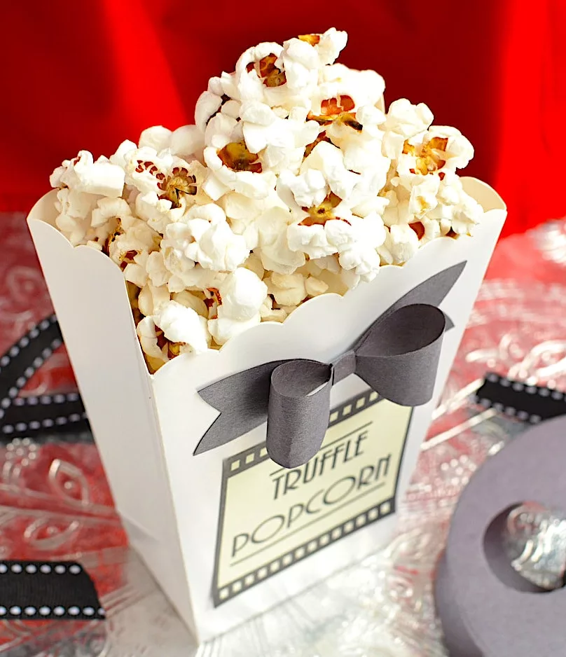 The Hirshon Black and White Truffle Popcorn