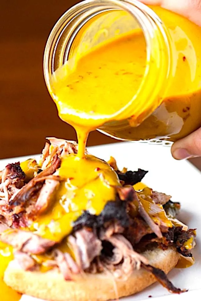 The Hirshon South Carolina Pulled Pork Sandwich With Mustard Sauce