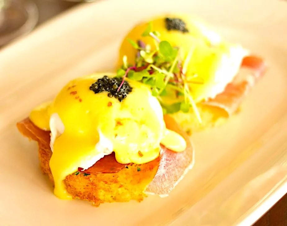 The Original Delmonico Eggs Benedict