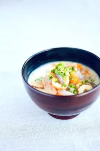 The Hirshon Japanese Smoked Salmon and Sake Lees Soup - サケ酒のスープ