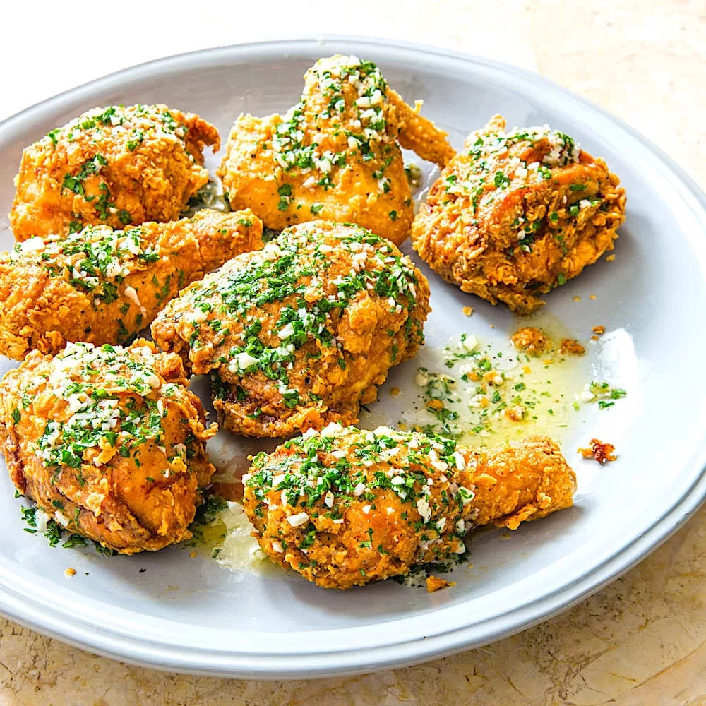 The Hirshon Basque Garlic Fried Chicken - Euskal Baratxuri Oilasko Frijitua The Hirshon Basque Garlic Fried Chicken - Euskal Baratxuri Oilasko Frijitua