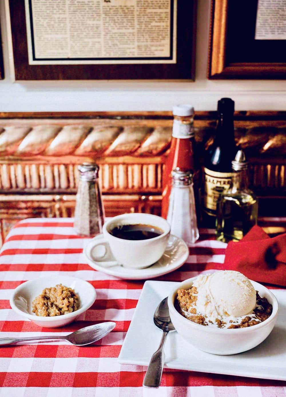 The Hirshon DurginPark Indian Pudding With Vanilla Gelato The Food
