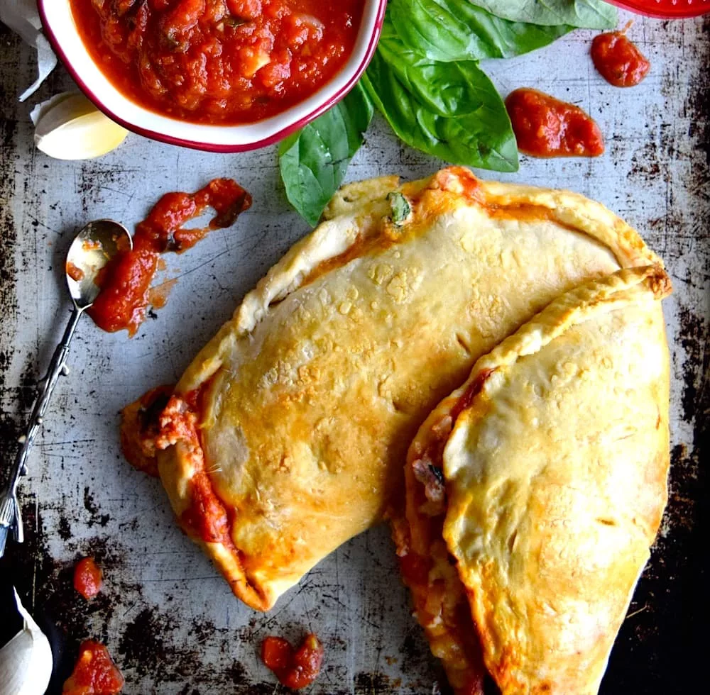 The Hirshon Spicy, Cheesy and Meaty Italian-American Calzone