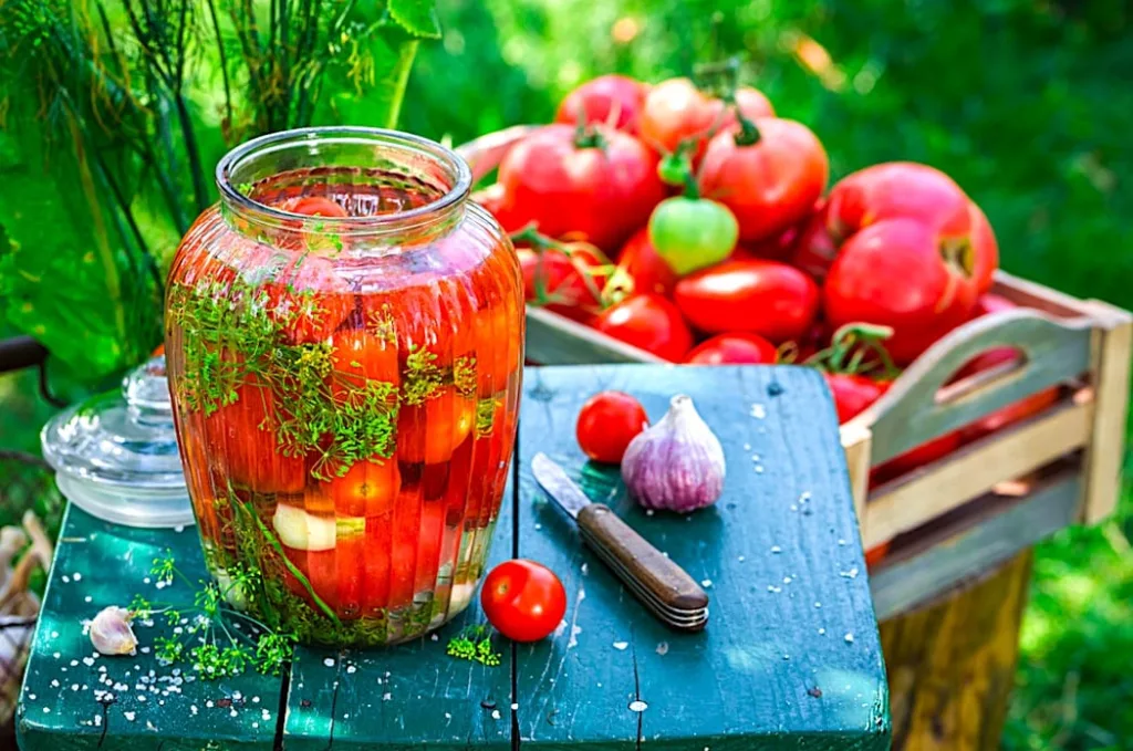 Russian Pickled Tomatoes