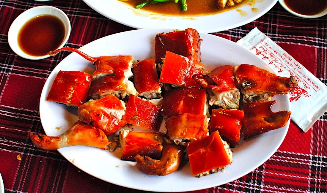 Leitão assado tradicional português