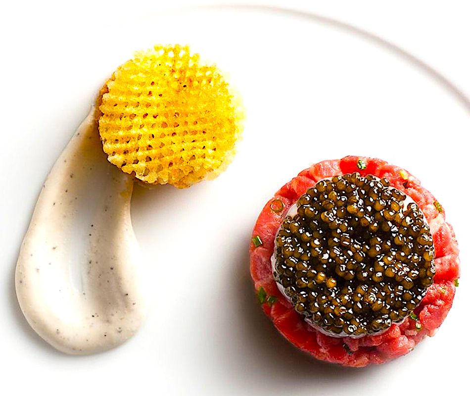 The Hirshon “Gilded Age” Steak Tartare with Caviar
