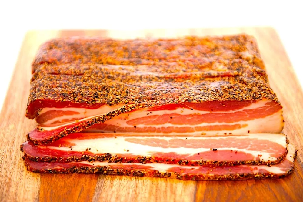 The Hirshon Pastrami-Style Peppered Bacon
