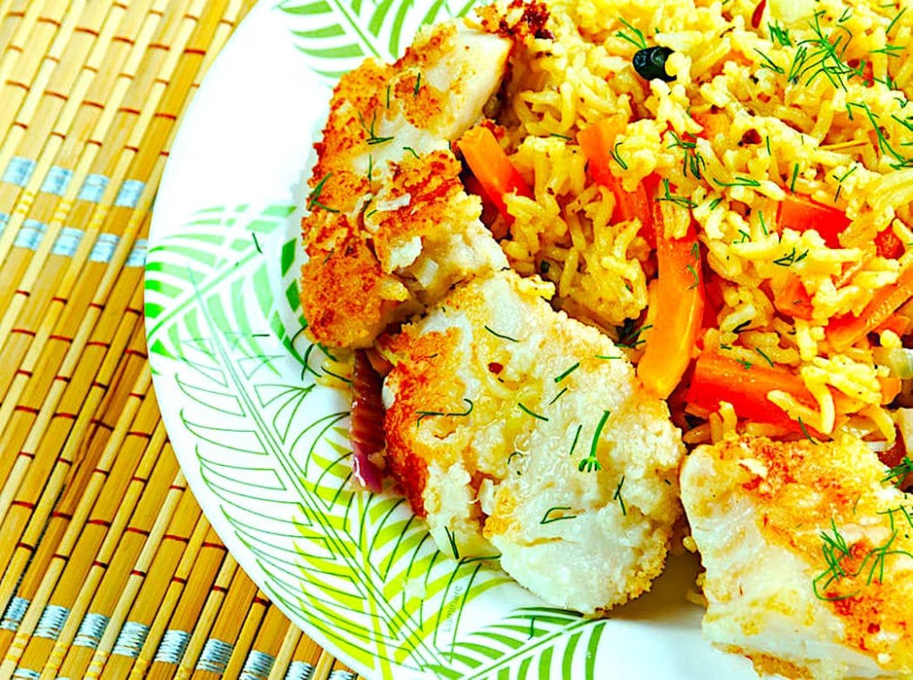 The Hirshon Turkmenistan Fish and Saffron Pilaf - Balyk We Zagpyran Pilav