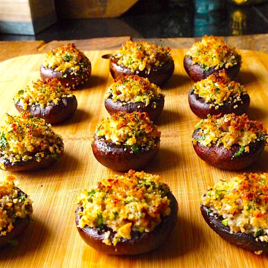 The Hirshon Sausage-Stuffed Mushroom Appetizer - The Food Dictator