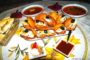 The Hirshon Spicy Tunisian Tuna Sandwich - Casse-Croûte Tunisien, فريكاسي تونسي The Hirshon Spicy Tunisian Tuna Sandwich - Casse-Croûte Tunisien, فريكاسي تونسي
