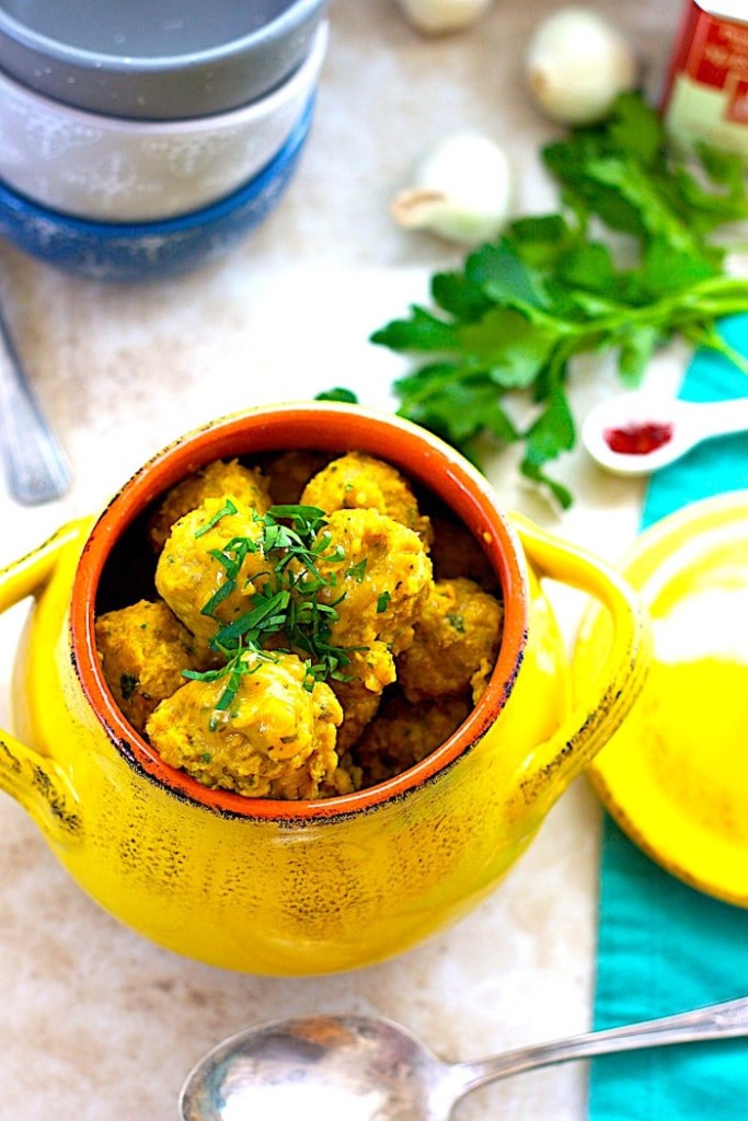 The Hirshon Medieval Moorish Meatballs With Saffron Sauce - كرات اللحم مع صلصة الزعفران