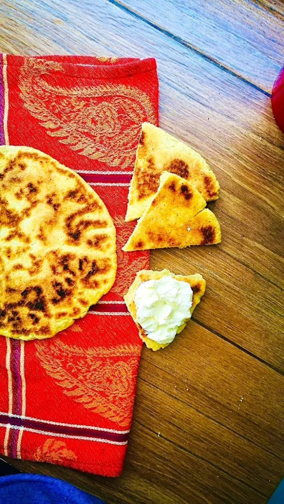 Paula Wolfert’s Berber Garlic Sourdough Skillet Bread - ⴰⴴⵔⵓⵎ or أغروم