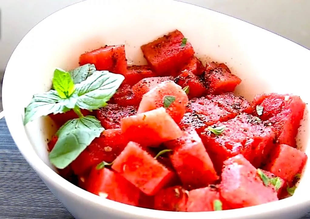 The Hirshon Pakistani Watermelon Chaat - تربوز چاٹ