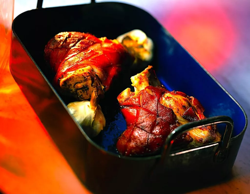 The Hirshon Bavarian Braised Pig Knuckle in Beer Sauce - Schweinshaxe mit Biersoße