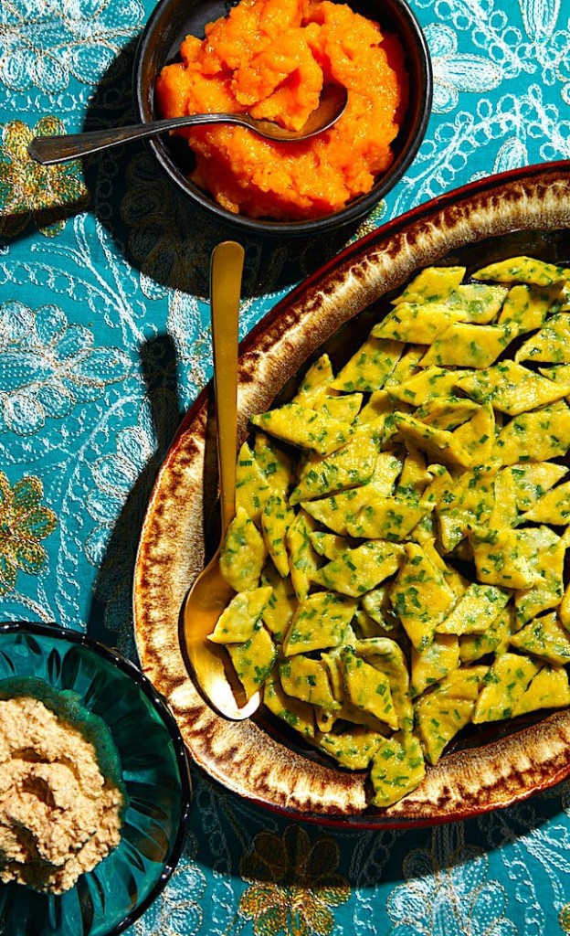 The Hirshon Dagestani Walnut and Apricot Sauced Dumplings - Ингар Поли