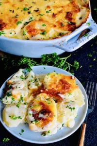 The Hirshon Newfoundland Scalloped Potatoes au Gratin with Ham and Mustard The Hirshon Newfoundland Scalloped Potatoes au Gratin with Ham and Mustard