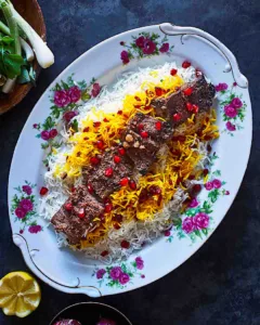 The Hirshon Iranian Ribeye Kabob Torsh - کباب ترش The Hirshon Iranian Ribeye Kabobs Torsh - کباب ترش