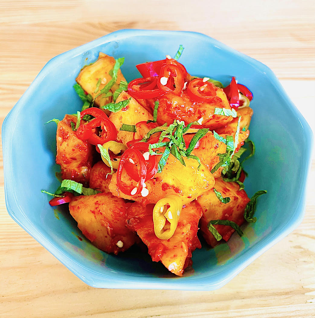 Pineapple Kimchi Via Iceland! The Food Dictator