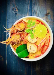 The Hirshon Creamy Thai Spicy and Sour Prawn Soup - ต้มยำกุ้งน้ำข้น