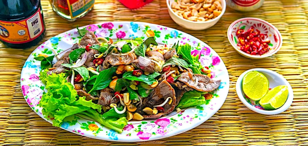 The Hirshon Cambodian Plea Sach Ko Beef Salad - ភ្លាសាច់គោ