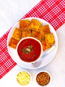 The Hirshon Ultimate St. Louis Toasted Ravioli via Sicily + Dipping Sauce