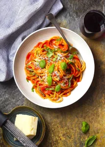 The Hirshon Pan-Italian Pasta With Robust Tomato Sauce - Pasta All'italiana Con Salsa Di Pomodoro Robusto