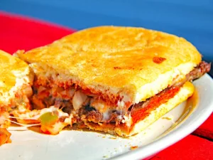 The Hirshon Yooper Venison and Pork Cudighi Sandwich