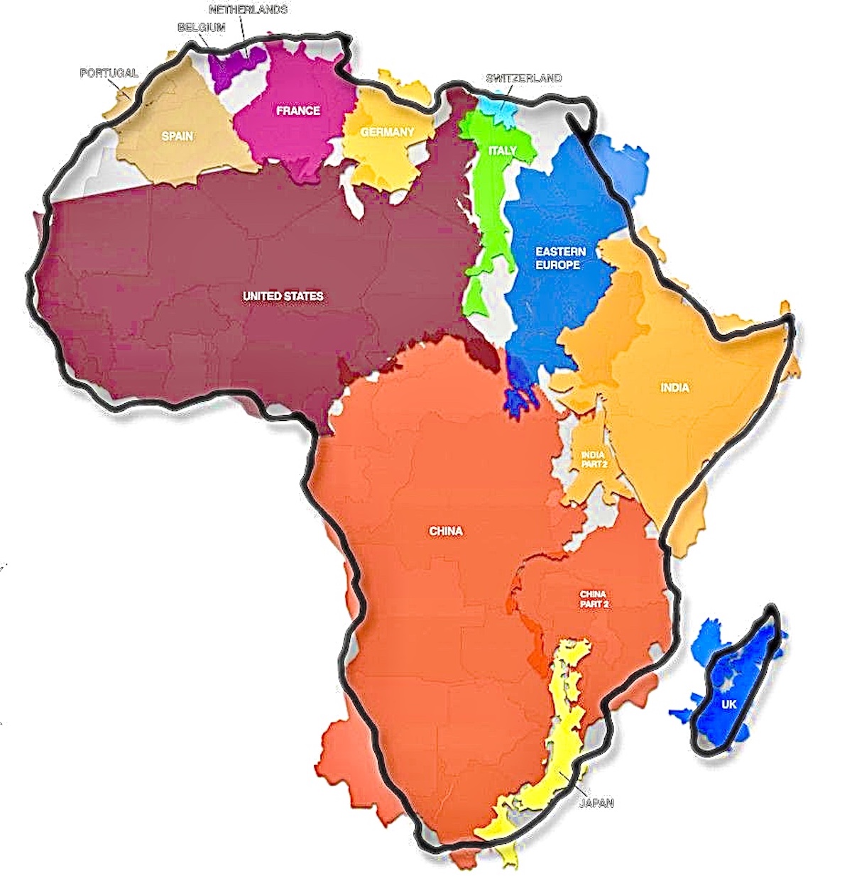 BIG Africa Map!